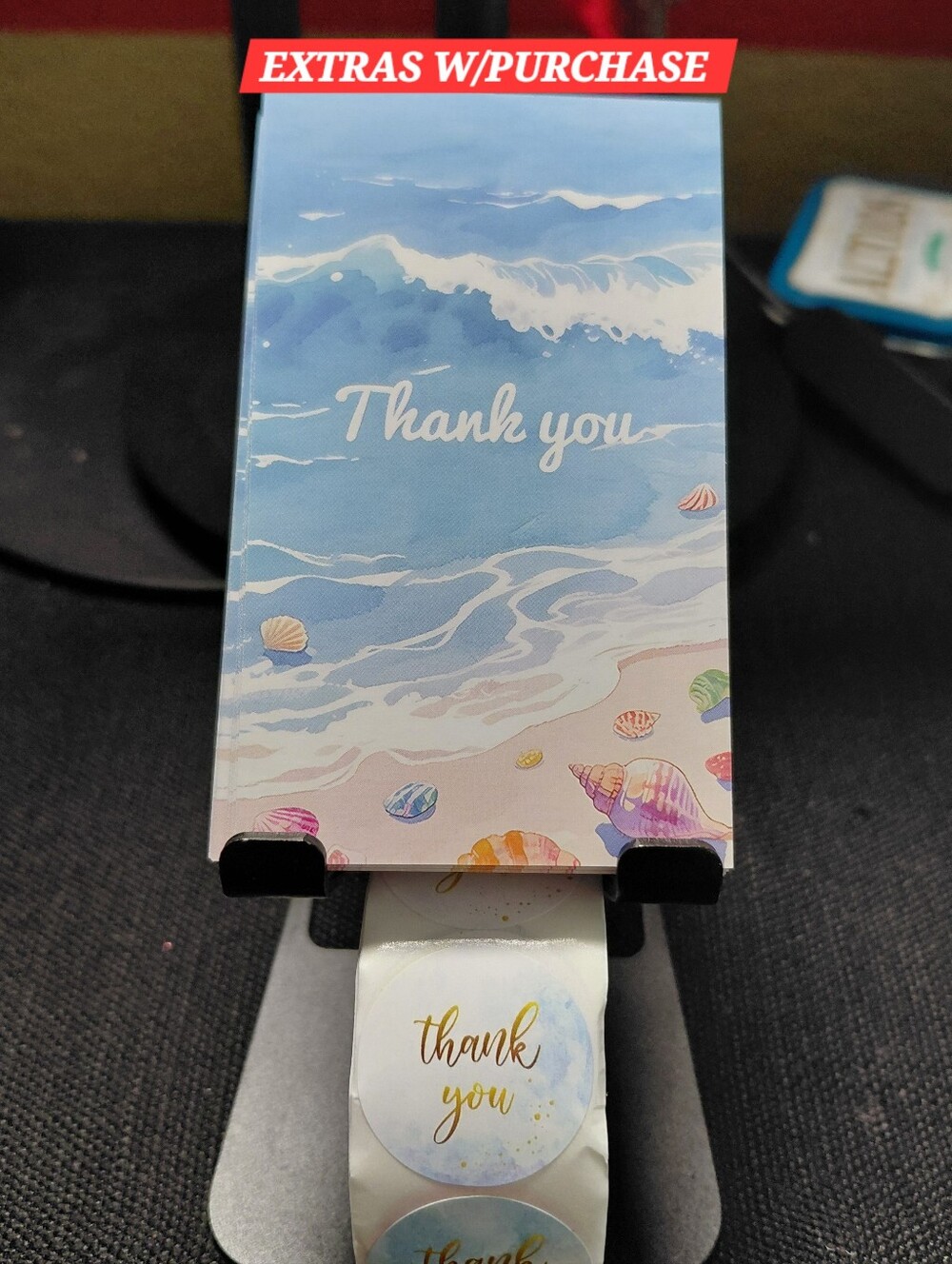 550ct 50ct. Beach Theme Thank You Cards 500ct. Stickers 3 Random Polymailers